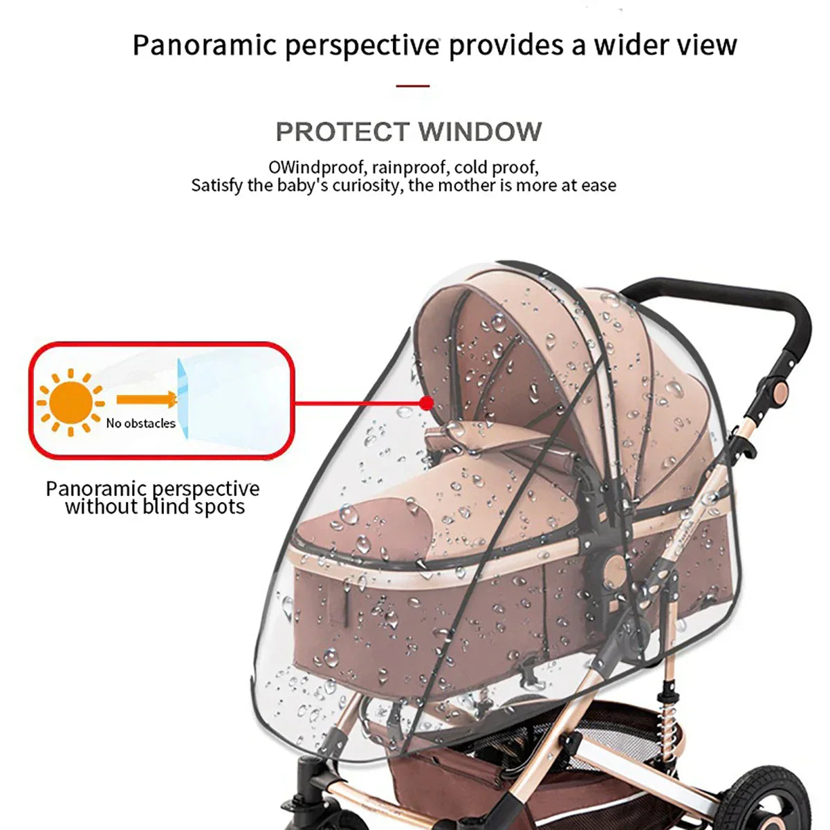 Regenhoes Kinderwagen